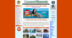 Desktop Screenshot of cancun-discounts.com